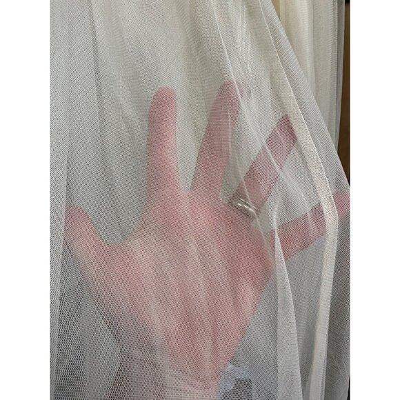 New ASOS Design‎ Formal Cocktail Midi Dress Size 4 Ivory Embroidered Floral - Picture 14 of 15